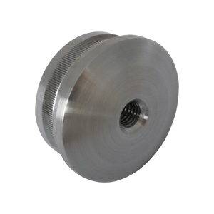 Balustrade de style moderne en acier inoxydable pour terrasses et escaliers, avec embout de finition pour trou de vis de fixation au plancher, en acier galvanisé, pour hôtels - Product Image 1