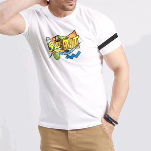 Soft Touch White Cotton T <b>Shirt</b> Plain Blank Solid Color Short Sleeve Tee <b>Men</b> Women High Quality Breathable Summer Wear Casual - Product Image 1
