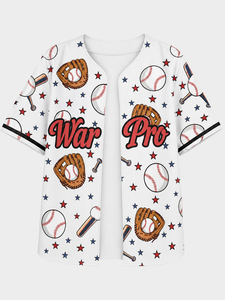 Personalized High Quality Custom Name Number Baseball Pattern Jersey Premium White Team Sportswear Shirt for <b>man</b> and women - Product Image 4
