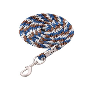 Cuerdas de plomo de polietileno de algodón sólido súper suave para caballos con gancho de seguridad - Product Image 4