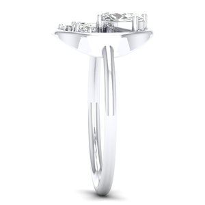 Bague de fiançailles REYES Classic en or massif 14 carats avec diamant CVD cultivé en laboratoire pour femme, élégante pour tous les jours et les occasions spéciales - Product Image 3
