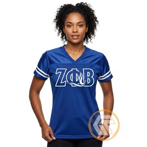 T-shirt personnalisé ZETA PHI BETA pour femmes, sororité, décontracté, sublimé, respirant, écologique, anti-UV, séchage rapide, 100% coton - Product Image 1