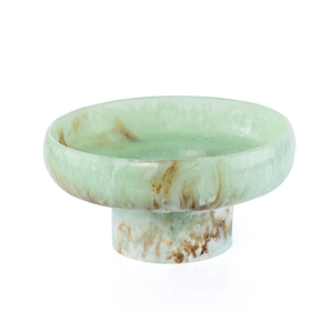 Présentoirs de table élégants en résine pour vaisselle, supports en résine pour dattes et chocolats, bols sur pied faits à la main en résine - Product Image 1