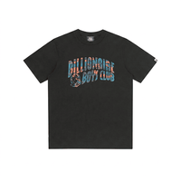 T-shirt graphique BBC Street Bold Heritage Distressed Number Print Billionaire Boys Club, vêtements de créateur, t-shirt noir