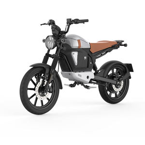 Moto électrique de style rétro <span class=keywords><strong>Cafe</strong></span> Racer, moteur 2500W, suspension intégrale, moto électrique de ville - Product Image 2
