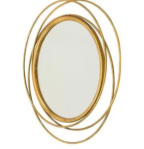 Marcos metálicos llamativos, excelente elección para espejos de pared o de apoyo, increíblemente elaborados por BRUSHSTROKE BLISS - Product Image 1