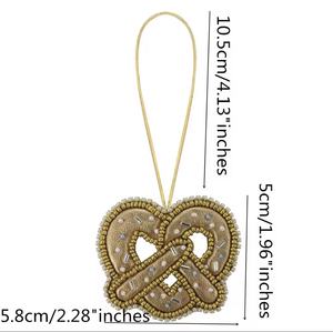 Porte-clés vintage faits à la main en strass blancs, breloques de poignet multicolores avec lettres initiales alphabet, style bling pour fêtes - Product Image 2