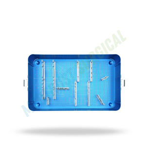 Tibial Intramedullary <b>Nail</b> Sterilization Container Aluminum Surgical Instrument Storage Box Orthopedic Autoclave <b>Case</b> - Product Image 3