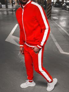 Conjunto Deportivo de 2 Piezas para Hombre, Lavado Ácido, 100% Algodón, Sudadera con Cierre y Pantalones Jogger con Cintura Elástica - Product Image 2