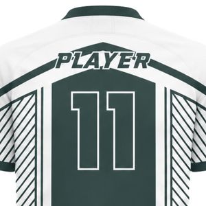 Ensemble de maillots de football personnalisés gris foncé et blanc, uniforme de football professionnel, tenue de sport respirante pour équipe, vêtements de performance - Product Image 4