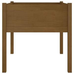 Juego de 2 Macetas Grandes de Madera de Pino Color Miel para Jardín - Product Image 5