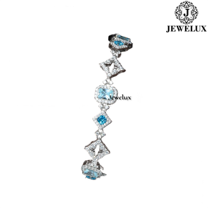 Premium Style Moissanite Tennis <b>Bracelet</b> for Unisex Continuous Sparkle Stones Gold/<b>Silver</b> Plated IGI Certified Wedding Gift - Product Image 3