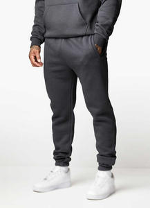 Conjunto Deportivo para Hombre, Estilo Urbano, Corte Holgado, Sudadera con Capucha, Pantalones Deportivos, Hombros Caídos, Transpirable, con Logotipo Estampado - Product Image 3