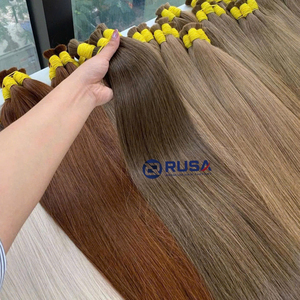 Extensiones de Cabello Humano Virgen Vietnamita Rusa Hanoi, Doble Trama a Máquina, Súper Doble Trama, 100g, Estilo Puntas Llenas, 1 Paquete - Product Image 2