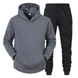 Conjunto Deportivo de Alta Calidad, Estilo Flare, 100% Algodón, Corte Ajustado, Ropa Deportiva Urbana para Hombre, 100% Algodón - Product Image 3
