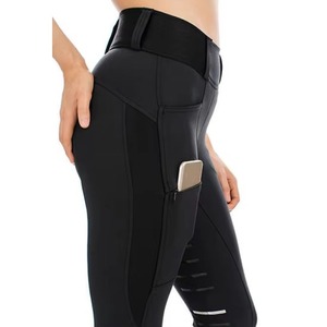 MARCO WEAR Pantalones de Montar para Mujer de Alta Calidad, Duraderos, Estilo Casual, con Cierre de Cremallera y Botón, Malla Elástica, Ajuste Suave, Interior Suave - Product Image 2