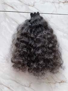 Cheveux humains indiens Remy de luxe 12A, double trame, double tirage, toutes couleurs, bouclés, ondulations profondes, cuticules alignées, BGGME, non traités - Product Image 5