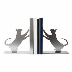 Sujetalibros de Metal con Diseño Innovador, Regalo Creativo para Niños, Organizador y Decoración para Escritorio de Oficina y Hogar, Forma Asimétrica - Product Image 1