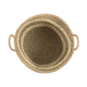 Cesta de almacenamiento decorativa de mimbre Decoración del hogar Cesta tejida de ratán organizadora - Product Image 5