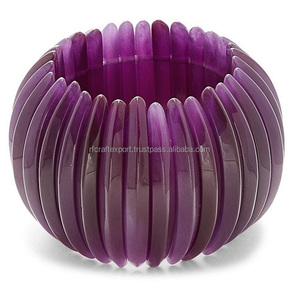 Bracelets et bracelets de bijoux de mode d'excellente qualité Bracelets en résine pour vêtements de fête d'anniversaire pour filles d'Inde par RF Crafts - Product Image 1