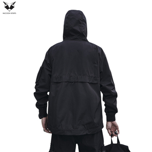 2026 Waterproof Outdoor Windproof Pullover Style Urban Streetwear Water-Resistant Heavy Duty High Performance <b>Techwear</b> <b>Jacket</b> - Product Image 6