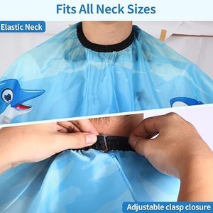 Capa de Peluquería Elegante, de Poliéster, Impermeable, Ecológica, con Cintura Ajustable, Profesional, para Salón de Belleza, Barbería, Corte y Recorte de Cabello, OEM - Product Image 3