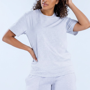 Camisetas de Verano para Mujer, Cuello Redondo, Manga Corta, Tejidas, Casuales, de Secado Rápido y Transpirables, Nueva Llegada, Alta Calidad, Precio Bajo al por Mayor - Product Image 1