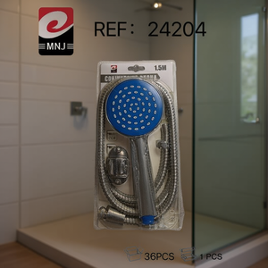 Ensemble de douche rond coloré avec flexible de 1,5 m - Product Image 2