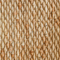 Tapis en jute naturel texturé HoneyWeave, tissé à la main, style rustique, tapis de sol écologique en jute pour la décoration d'entrée de la maison