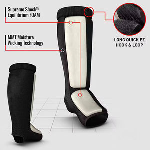 Meilleure Vente Protège-tibias en Cuir de Haute Qualité Durables pour l'Entraînement de Boxe Respirants Confortables Protection Professionnelle Chauffants - Product Image 6
