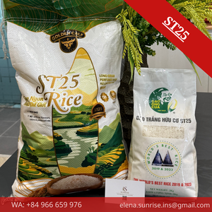 Arroz Blanco Fresco de Grano Corto en Tazón con Borde Rosa, Textura Suave, Listo para Servir, con la Srta. Elena (+84) 966 659 976 - Product Image 3