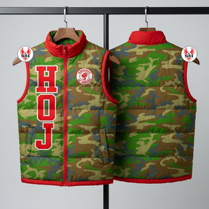HOJ Heroines Of Jericho Chaleco de camuflaje para mujer con cremallera frontal, resistente al viento, informal - Product Image 5