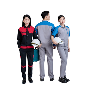 Ensemble de vêtements de travail sur mesure, pantalon cargo pour chantier, vêtements de travail en usine, vêtements de ferme, chemise de soudeur, coton/polyester/spandex - Product Image 1