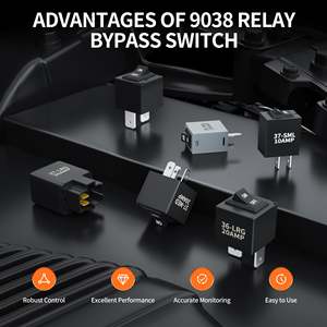 Interruptor de derivación de relé 9038, paquete de 6, para GM, BMW, Audi, Chrysler, herramienta de diagnóstico de bomba de combustible con control robusto y fácil de usar - Product Image 5