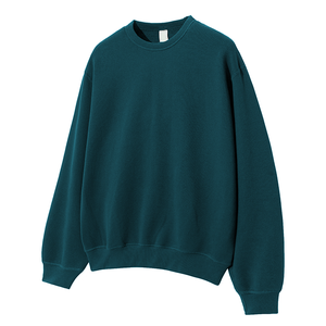 Sudadera Oversize de Cuello Redondo para Hombre, Mezcla de Algodón Premium, Estilo Casual y Urbano - Product Image 3