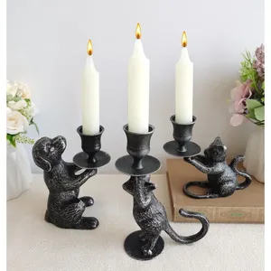 Ensemble de lanternes singe en fer forgé de luxe, fait main, design personnalisé, finition sur mesure, marque privée, vente en gros, pour mariage et maison - Product Image 1