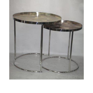 Modern Round <b>Coffee</b> <b>Table</b> with Marble Top and Metal Frame Living Room Furniture Decorative Accent <b>Table</b> - Product Image 6