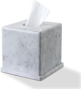 New Arrival Fluted Marble <b>Tissue</b> Box Cover Elegant Stone <b>Tissue</b> Holder For Bathroom Home Decor Luxury - Product Image 3