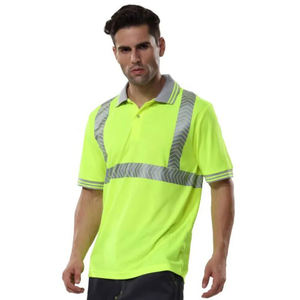 Camisetas Polo de Manga Corta con Cuello Camisero, Transpirables, de Alta Visibilidad, Reflectantes e Impermeables, Unisex, para Trabajo, Última Llegada - Product Image 5