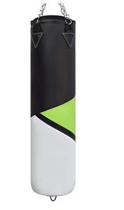 Saco de Boxeo de 60 a 120 cm de Altura, Saco de Arena Vacío de Cuero PU para Entrenamiento de Boxeo, Saco de Arena para Fitness - Product Image 5