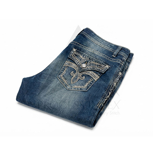 <b>Men</b> Rhinestone Denim Shorts Luxury Crystal <b>Studded</b> Jean Shorts Streetwear Custom Logo OEM ODM Process Impex - Product Image 4