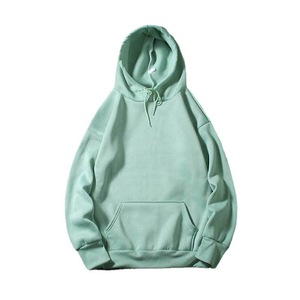 เสื้อฮู้ดดี้โอเวอร์ไซส์สตรีทแวร์ผู้ชายแบบเรียบๆ ขายส่ง เสื้อฮู้ดดี้และเสื้อสเวตเชิร์ตแบบสั่งทำ - Product Image 6