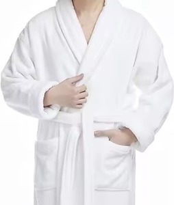 Peignoir de bain pour homme luxueux et confortable en coton éponge 100% à séchage rapide, idéal pour la détente et les longues heures d'hiver - Product Image 6