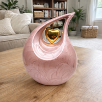Guci Aluminium Premium Buatan Tangan dengan Fungsi Vas Lantai Desain Tradisional Kapasitas 1-2L untuk Menghormati Kenangan Tersayang