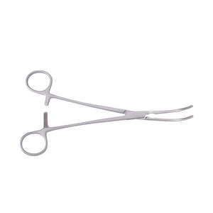 Pinza tangencial atraumática Satinsky DeBakey de alta calidad para cirugía, 9 pulgadas, pinza manual quirúrgica veterinaria de acero inoxidable, CE - Product Image 1