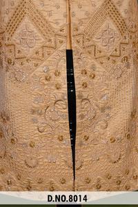 ชุดเชอร์วานีสีเบจทองพรีเมียมสำหรับผู้ชาย ตกแต่งด้วยลูกปัดและเลื่อมอย่างหรูหรา เหมาะสำหรับงานแต่งงานสุดหรูและโอกาสสำคัญ - Product Image 5