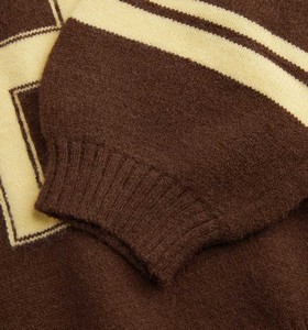 Pull en maille style universitaire col rond couleur unie en fil doux pour femme, tricot d'automne respirant 2026 - Product Image 4