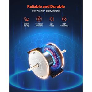 Motore Ventilatore AC RV Compatibile Genteq F48AF70A61 Dometic Brisk Air II 3315332.005 Ricambio per Sistema Dometic Brisk Air II - Product Image 3