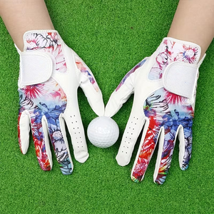 Guantes de golf profesionales transpirables para hombre, diseño de sublimación, piel de oveja, guantes de golf para mano izquierda y derecha para hombre y mujer - Product Image 6