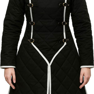 Women's High-Quality Quilted Cotton Gambeson Medieval Reenactment Costume Padded Coat <b>Jacket</b> For Larp Wearing - Product Image 4
